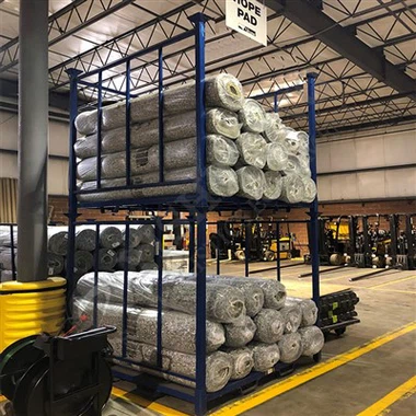Pallet keluli stacking dilipat